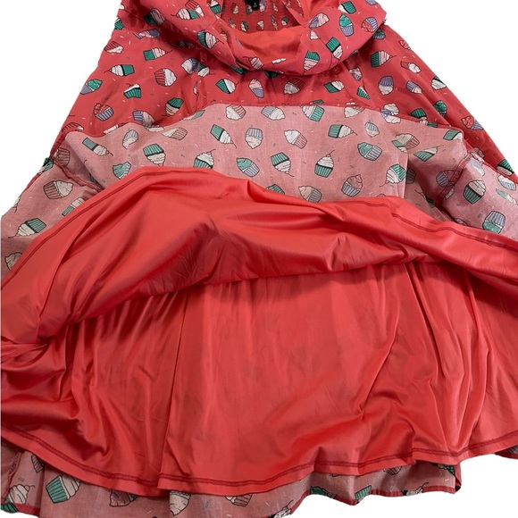 Torrid Fit Flare Poplin Cupcake Print Dress Size 3 - Picture 11 of 17